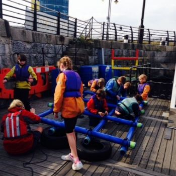 Kayaking and Raft Building